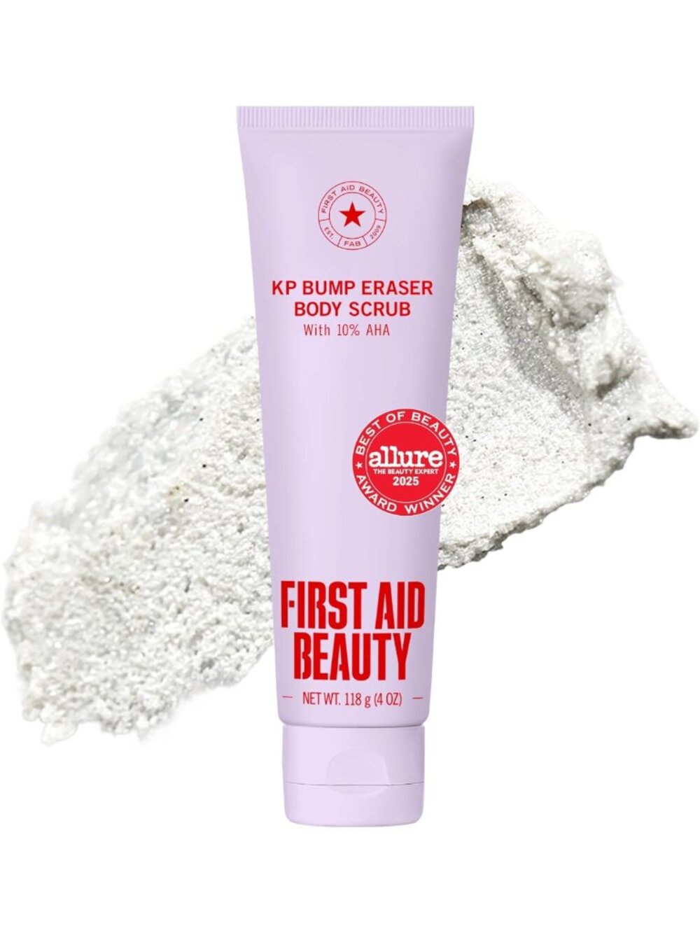 Exfoliating Body Scrub for Keratosis Pilaris - 10% AHA, Smooths Rough Skin